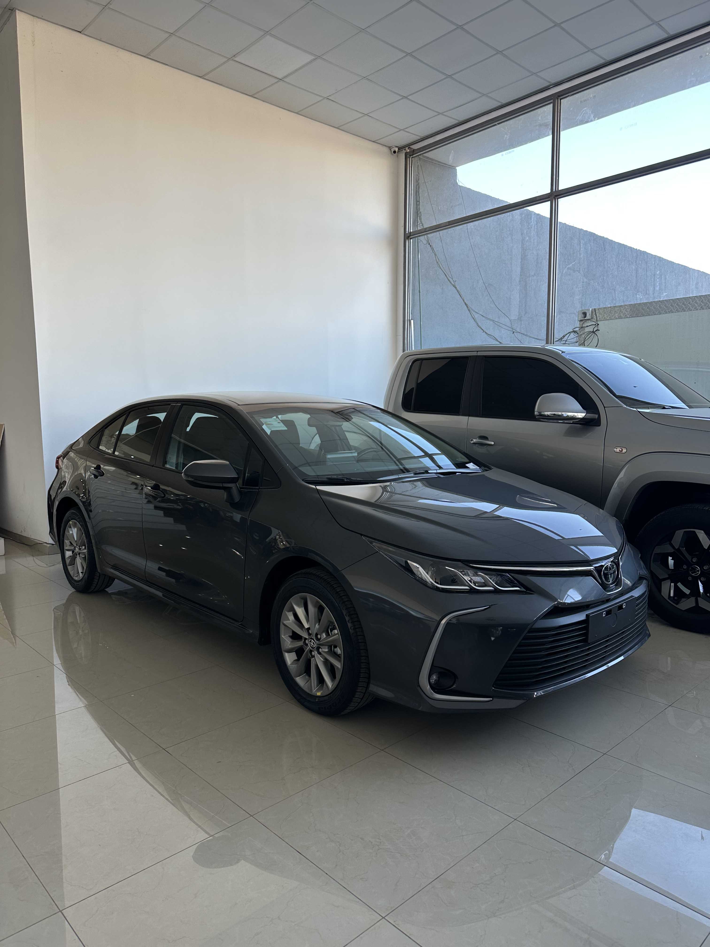 Vista lateral Corolla